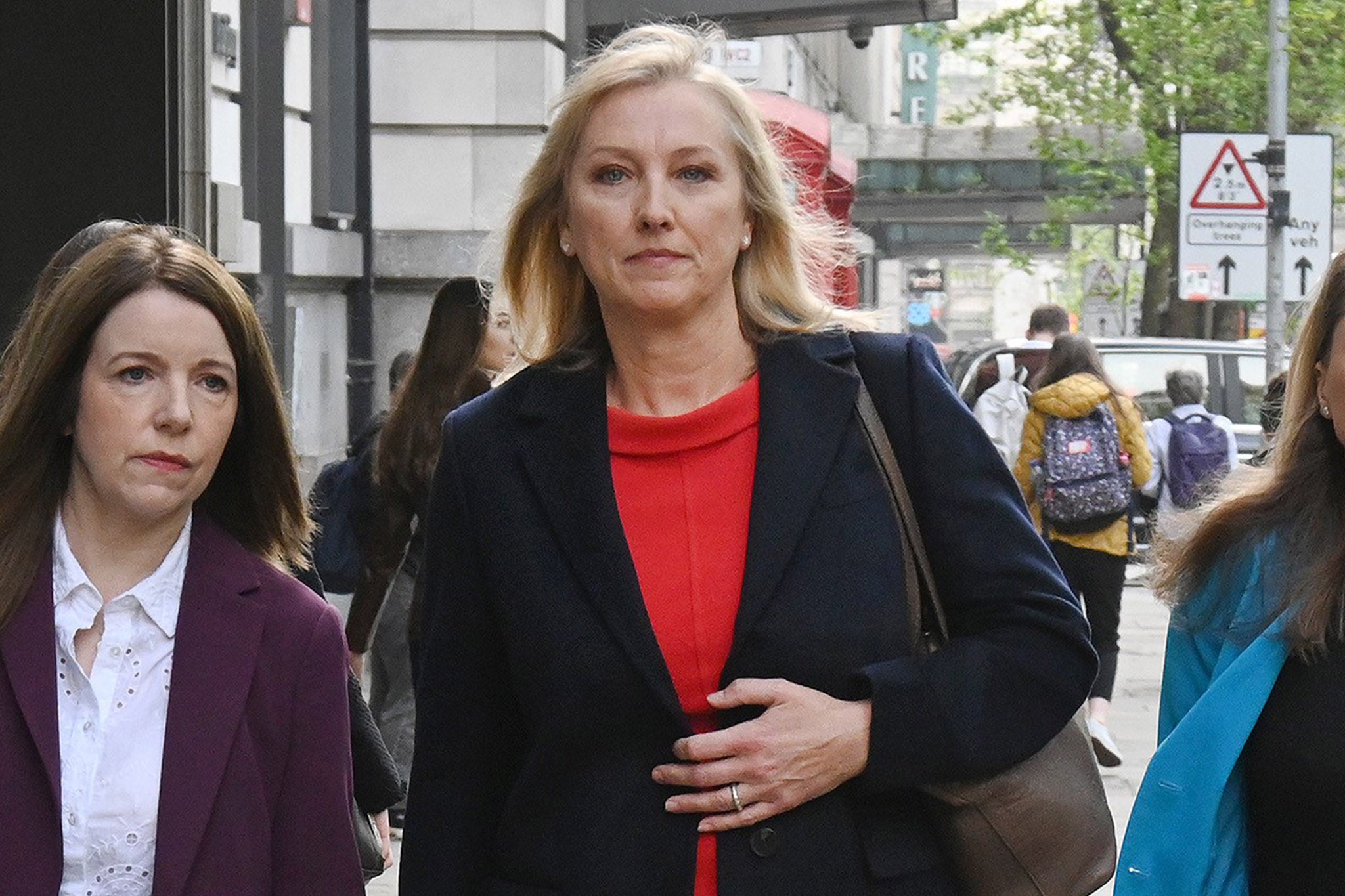 BBC presenter Martine Croxall has appeared at her employment tribunal to mark the beginning of her legal action against the broadcaster