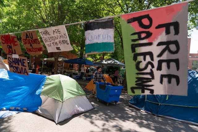 ORIENTE MEDIO-EEUU-UNIVERSIDADES-PROTESTAS-PRENSA