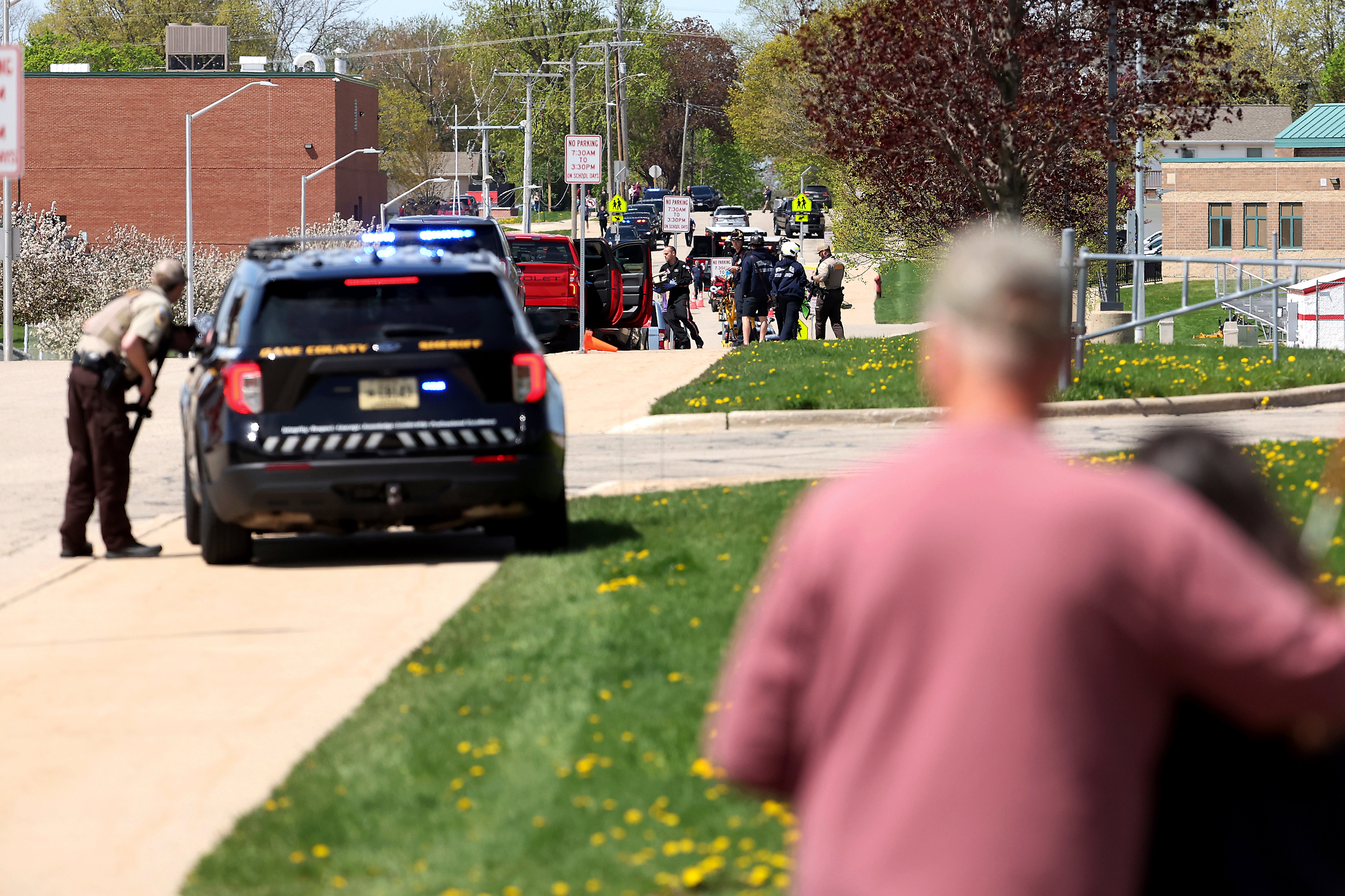 A 14-year-old Wisconsin middle school student was shot and killed by police after the teen was seen approaching the school with a gun