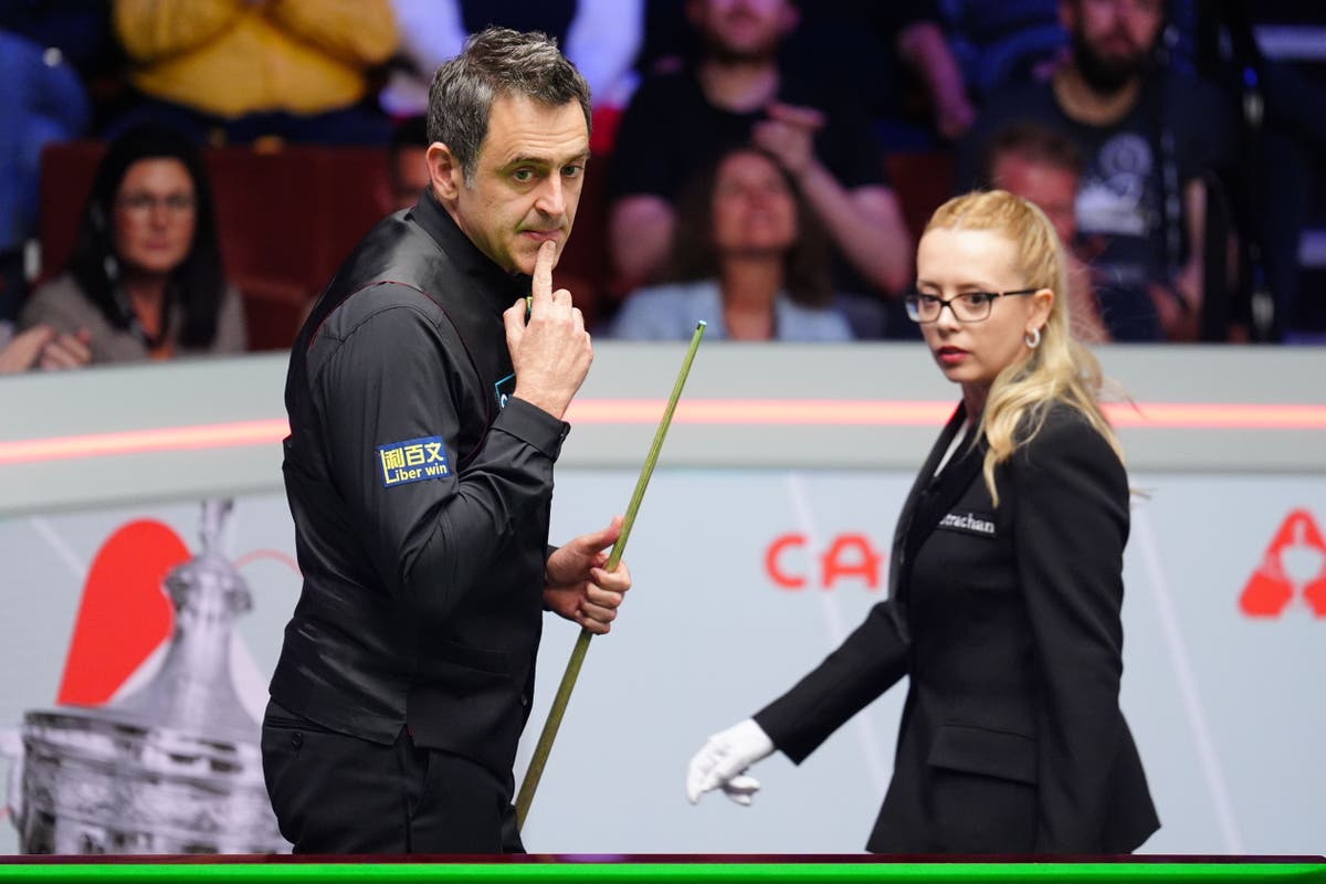 Ronnie O’Sullivan ‘wanted to prove referee was wrong’ in bizarre Crucible moment