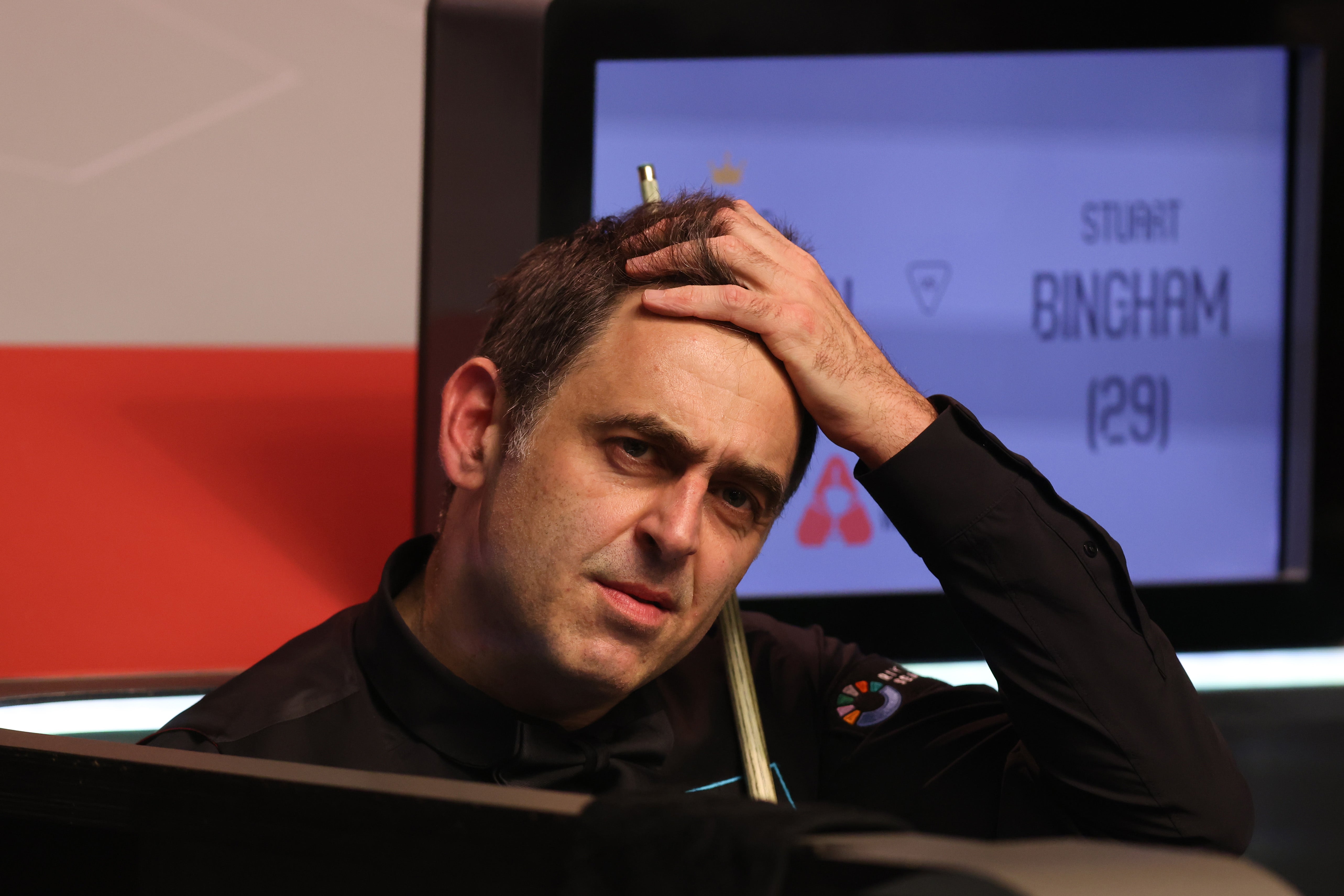 Ronnie O’Sullivan was knocked out of the World Championship
