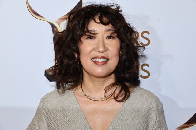 <p>Sandra Oh attends the Writers Guild Awards in New York City on 14 April 2024</p>