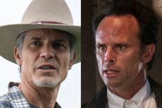 Timothy Olyphant addresses Walton Goggins feud on Justified set