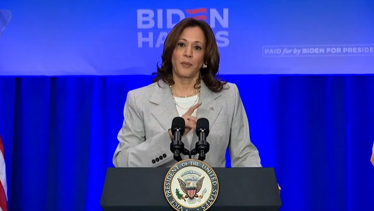 Watch: Kamala Harris blasts Republican ‘extremists’ who ‘don’t know how a woman’s body works’