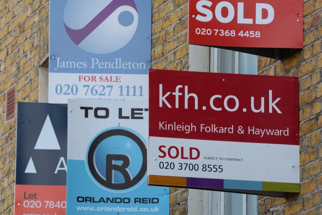 Around nine new tenants were registered for each available rental home in March, as demand continues to outpace supply, according to Propertymark (Anthony Devlin/PA)