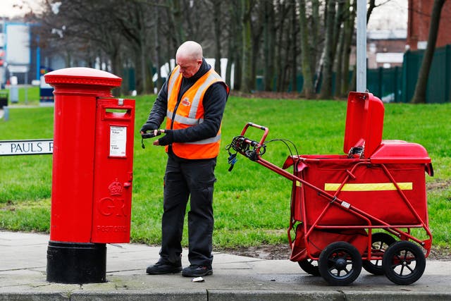 Business minister Kevin Hollinrake has said Royal Mail’s six-day delivery service must continue (Owen Humphreys/PA)