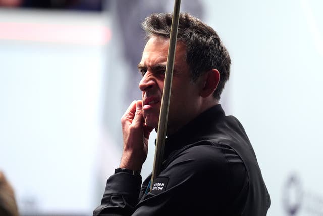 Ronnie O’Sullivan has warned his future appearances in the UK will be few and far between (Mike Egerton/PA)