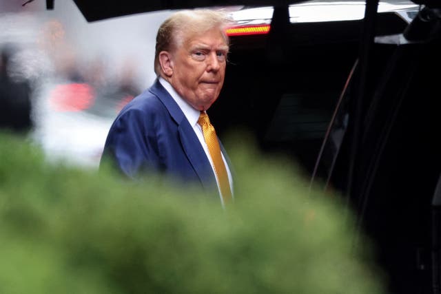 Donald Trump heads to court on 2 May 2024