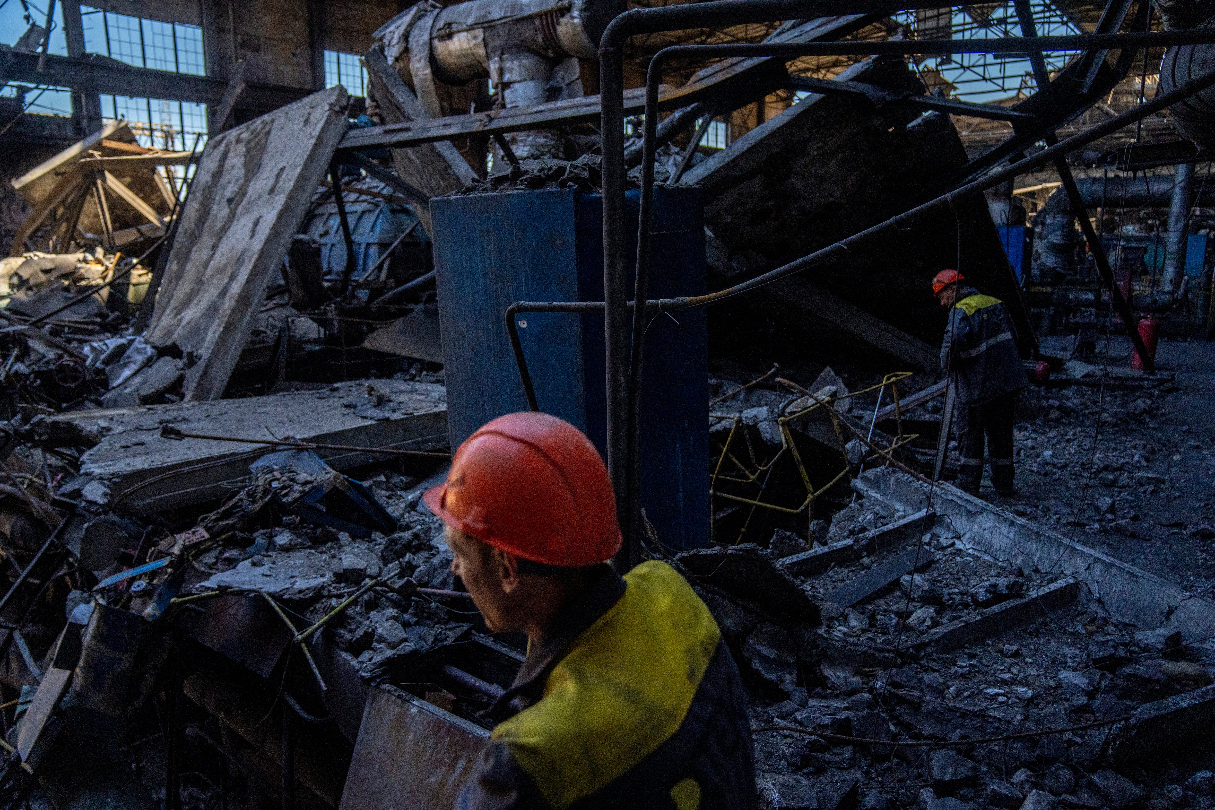 Russia Ukraine War Power Plant