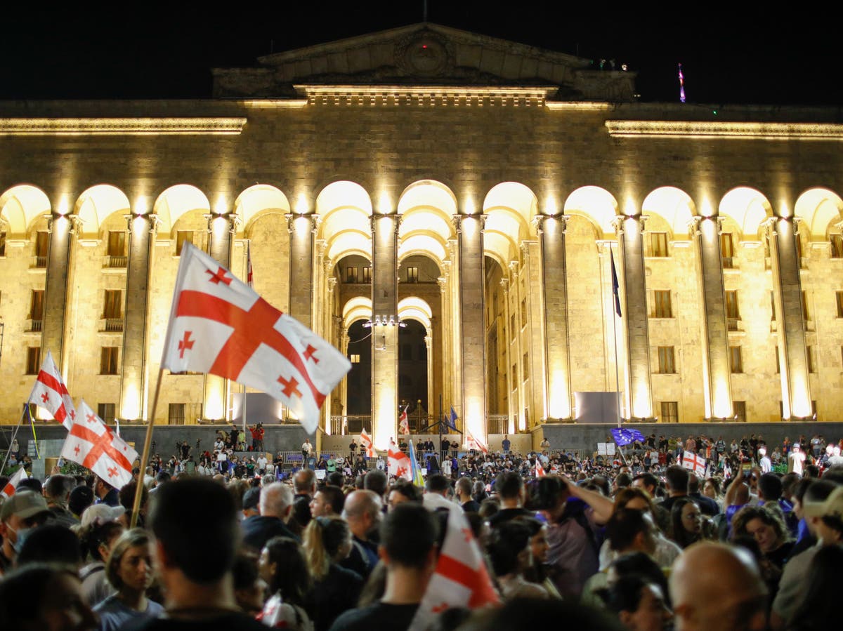 EU and US urge Georgia to halt ‘foreign agents’ bill and not turn away from West after mass protests