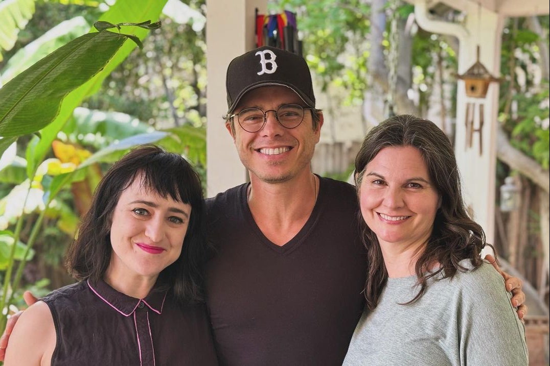 <p>Mara Wilson (left), Matthew Lawrence and Lisa Jakub</p>