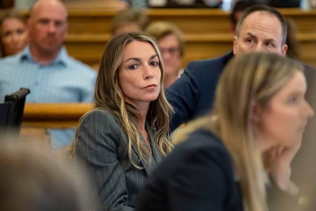<p>Karen Read sits with her legal team team in court, Thursday, May 2, 2024, in Dedham, Mass. </p>
