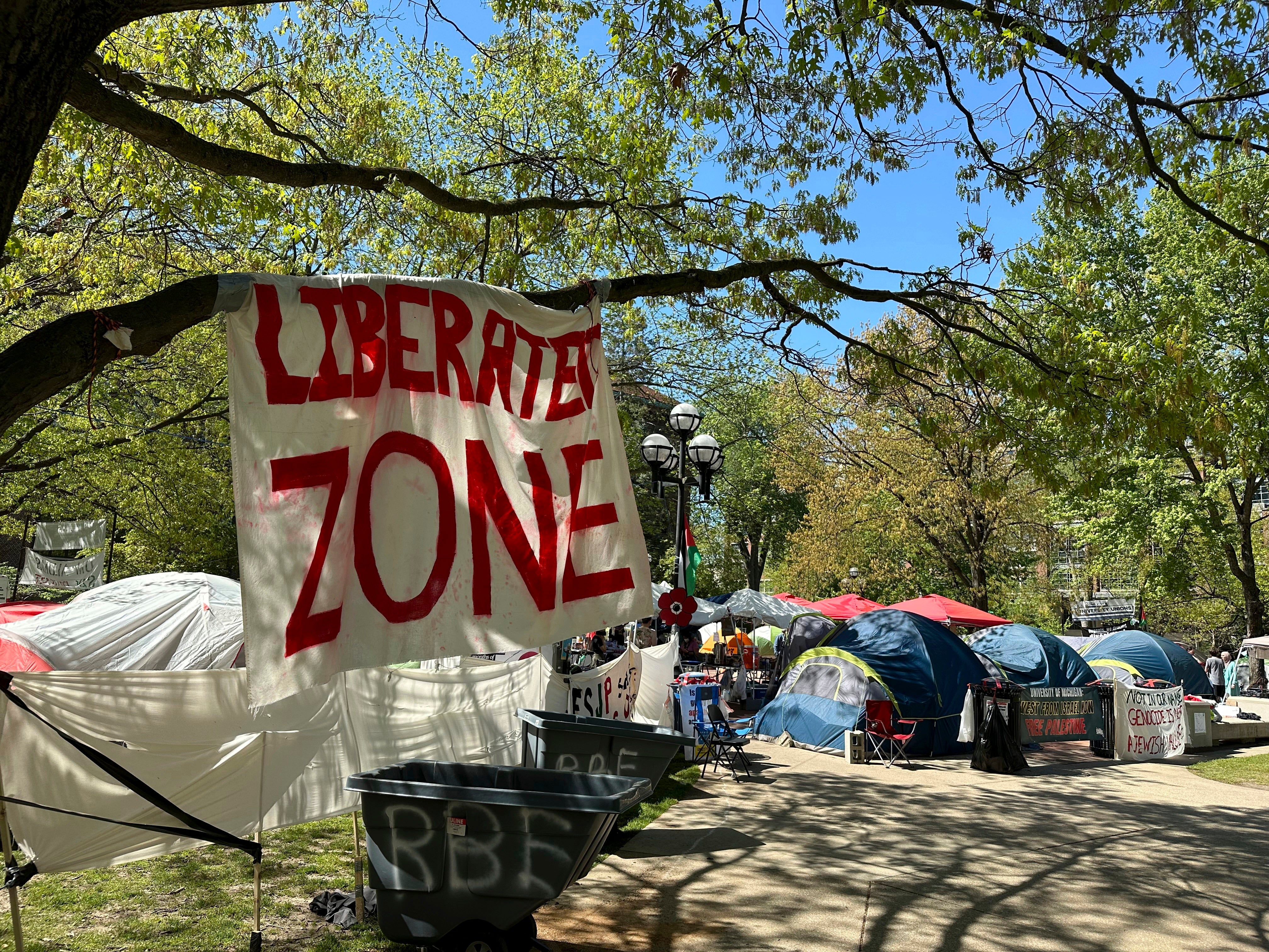 US Campus Protests Commencement
