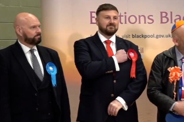<p>Watch: Labour election victory announced in Blackpool South.</p>