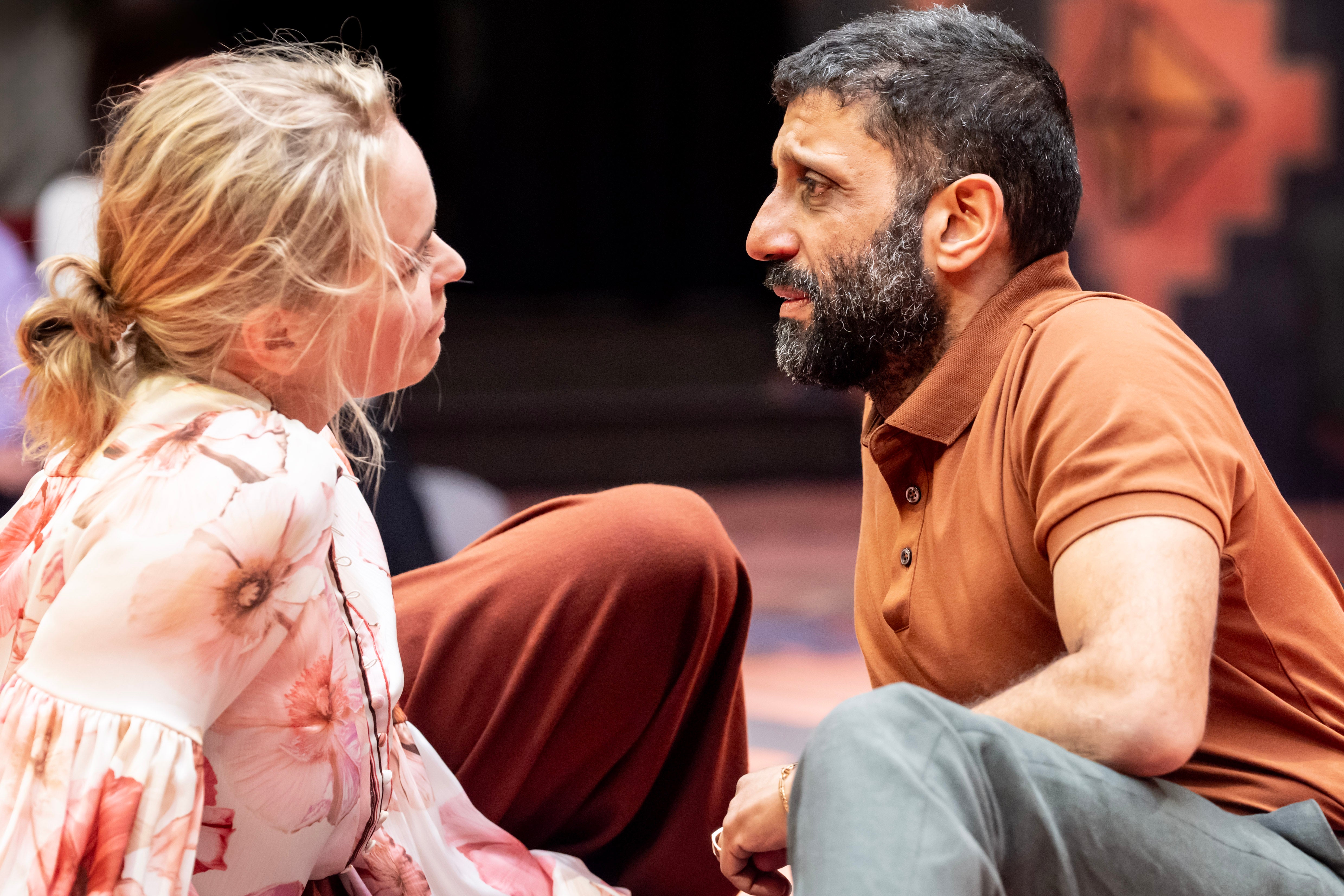 Nina Hoss and Adeel Akhtar in ‘The Cherry Orchard'