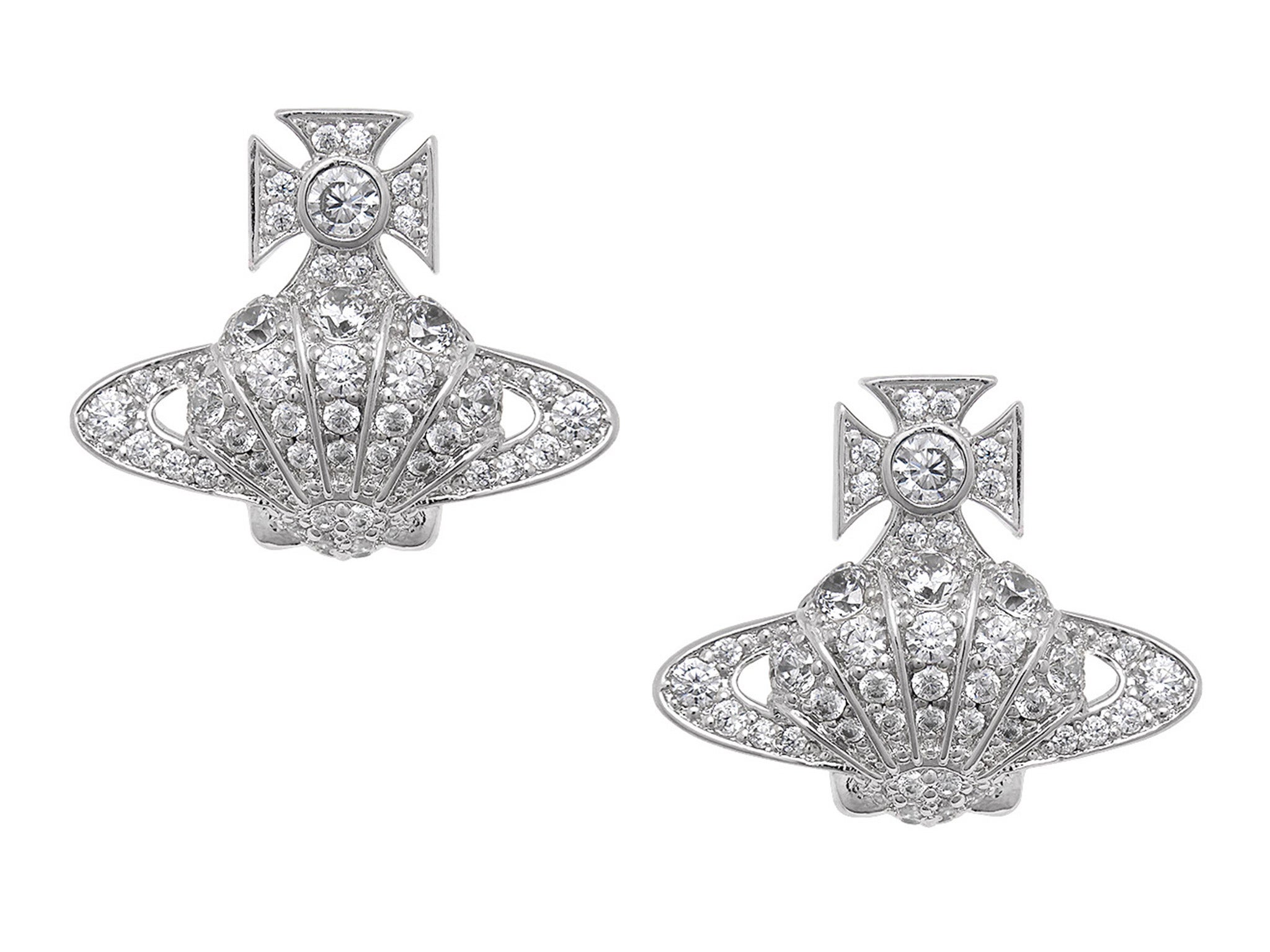 Vivienne Westwood Natalina crystal stud earrings