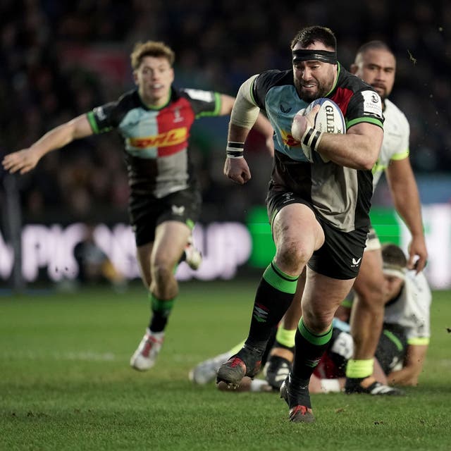 Prop Will Collier in action for Harlequins (Adam Davy/PA)