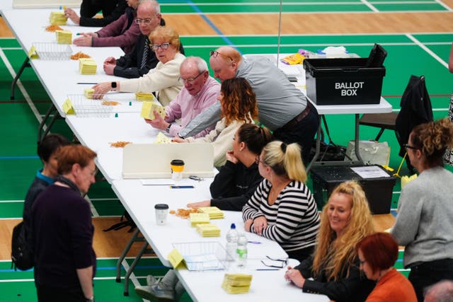 The Tories have held on to the Tees Valley mayoralty, amid an otherwise poor set of election results (Owen Humphreys/PA)