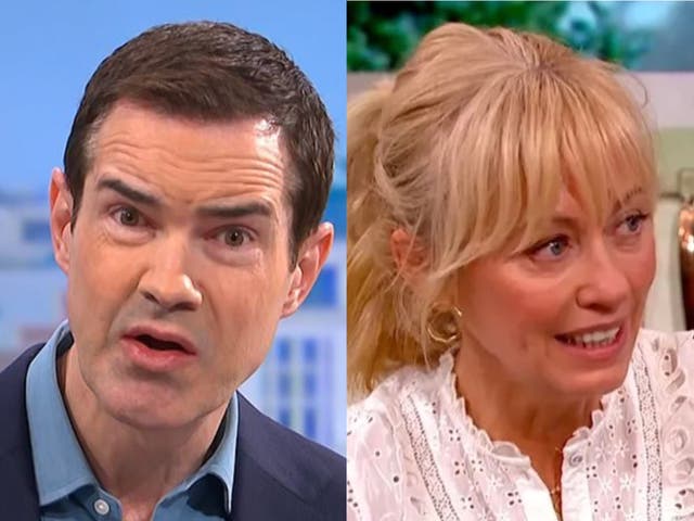 <p>Jimmy Carr repeatedly interrupted chef and author Clodagh McKenna on ‘This Morning’</p>
