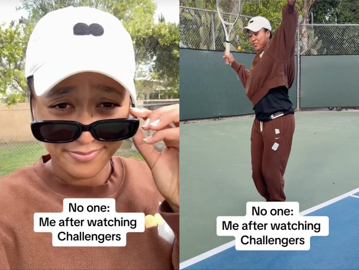 Naomi Osaka imitates Zendaya&rsquo;s character in Challengers: &lsquo;Me after watching&rsquo; 