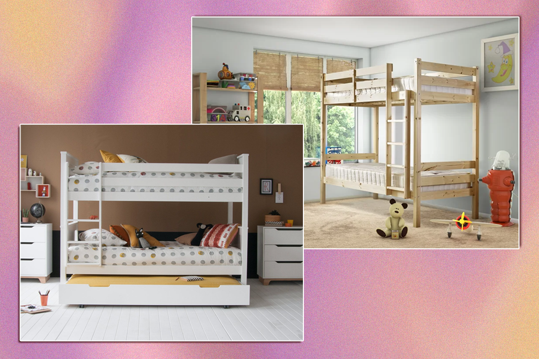 Whether you want extra storage or a quirky design, a new bunk bed can enliven kids’ bedrooms