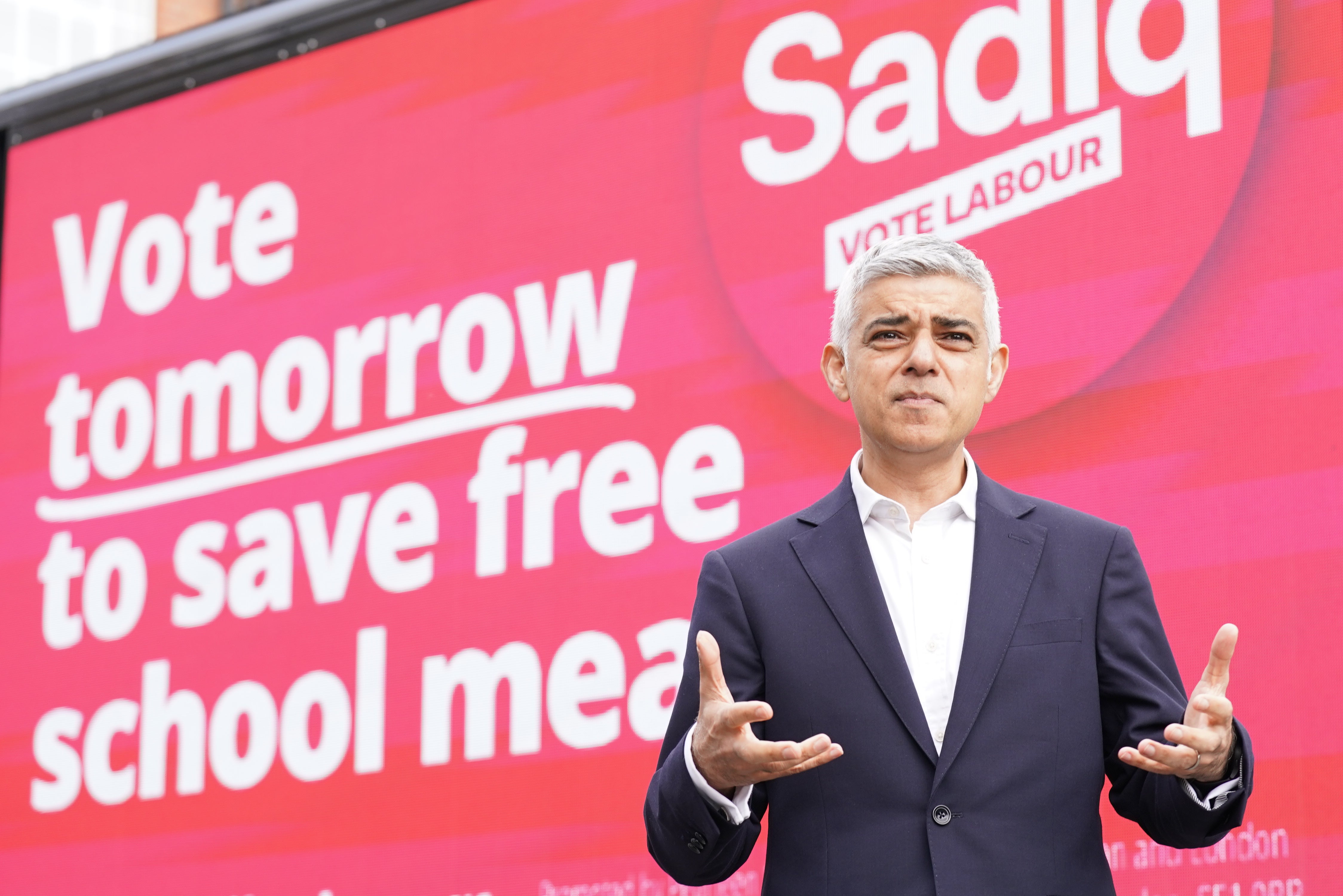 Sadiq Khan looks set to be re-elected as London mayor