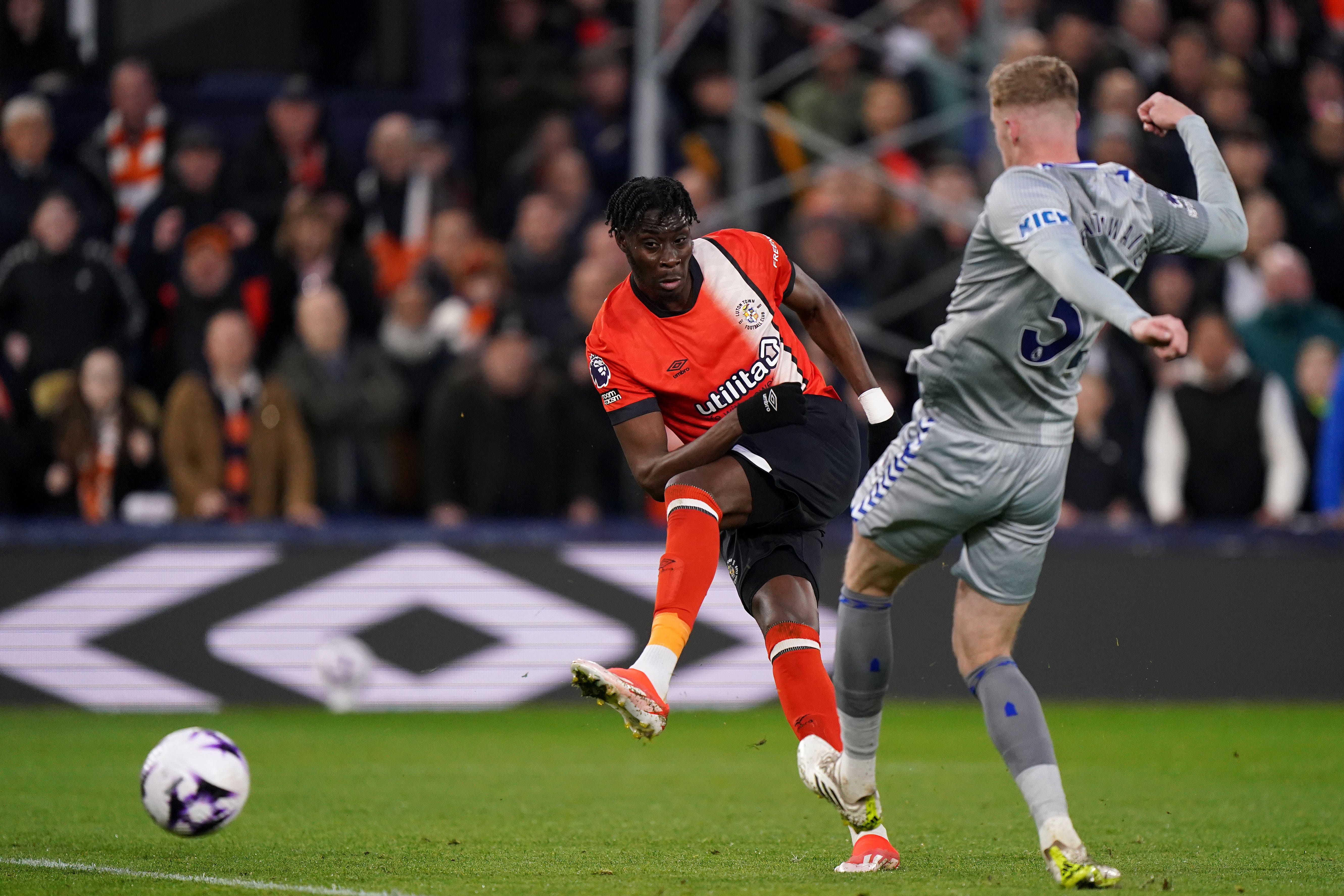 Elijah Adebayo scored a potentially crucial Luton goal