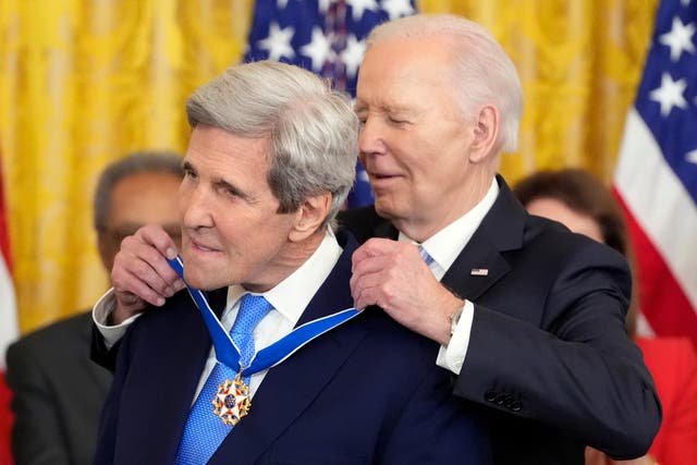 <p>John Kerry criticised the Biden administration’s approach to immigration </p>