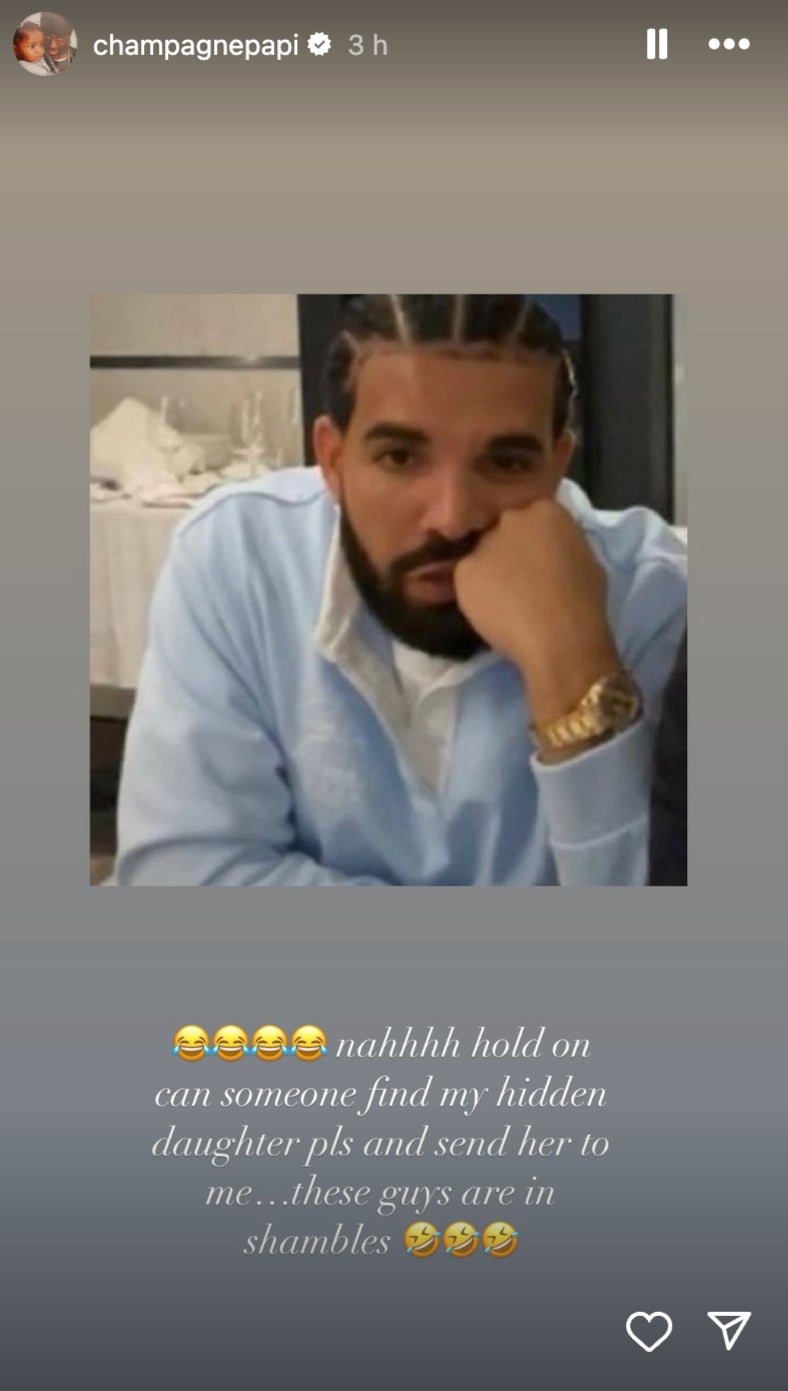 Drake denied having a secret daughter