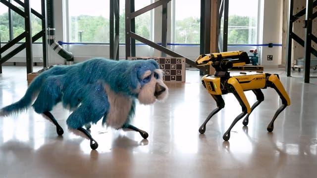 <p>Boston Dynamics' robot dog given life-like costume upgrade</p>
