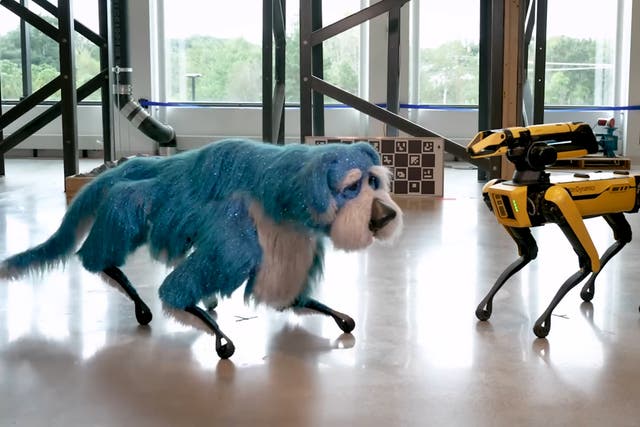 <p>Boston Dynamics' robot dog given life-like costume upgrade</p>