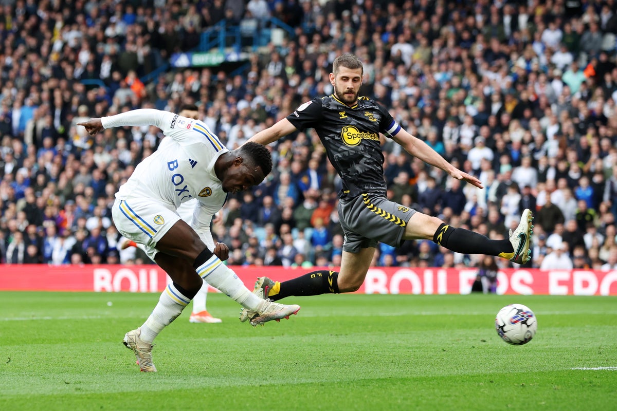 Leeds v Southampton LIVE: Championship score and updates as Whites trail in hunt for promotion