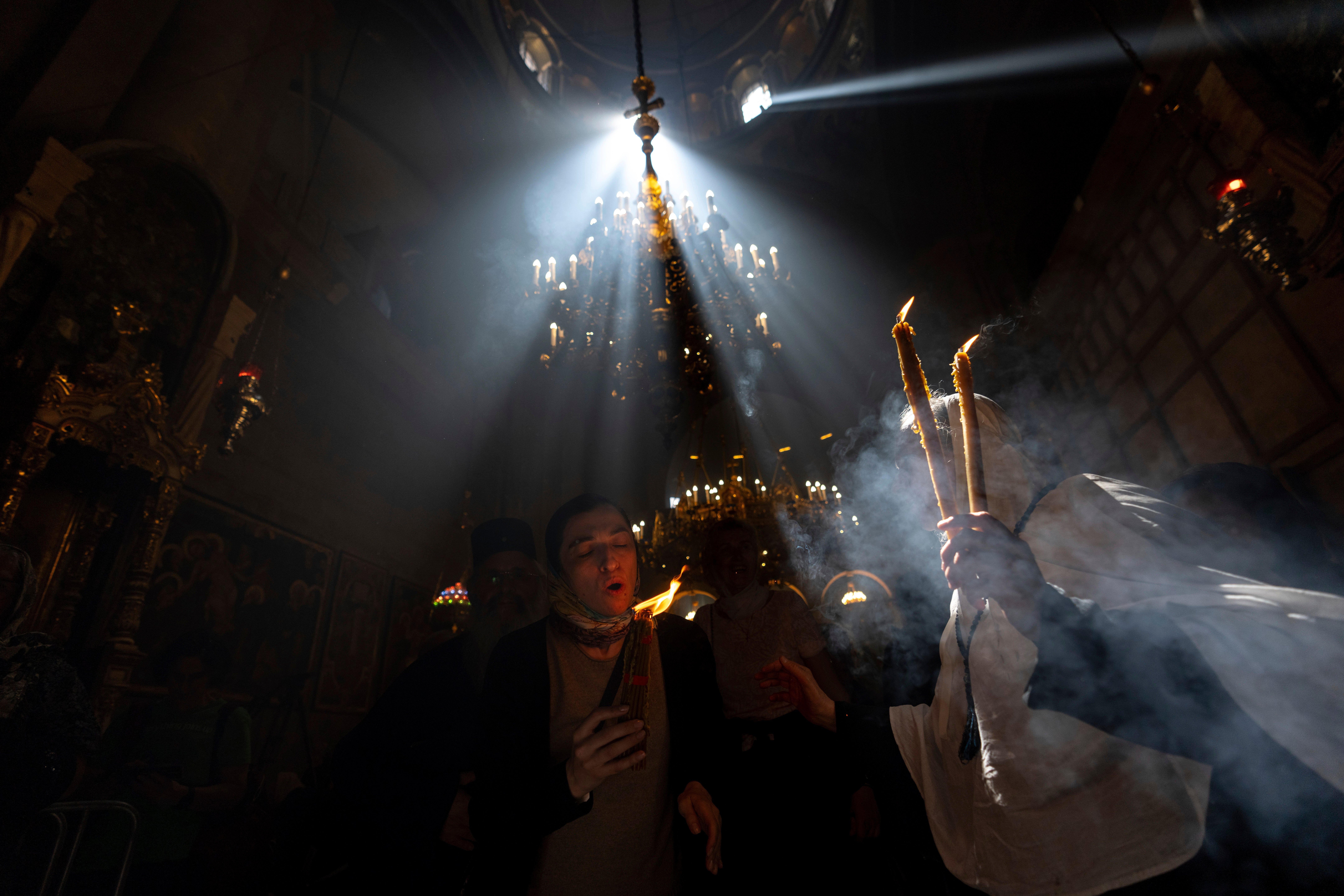 APTOPIX Israel Palestinians Orthodox Easter