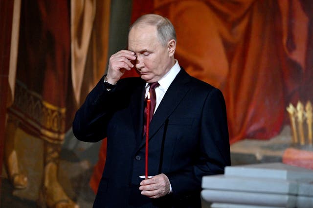 Russia Orthodox Easter Putin