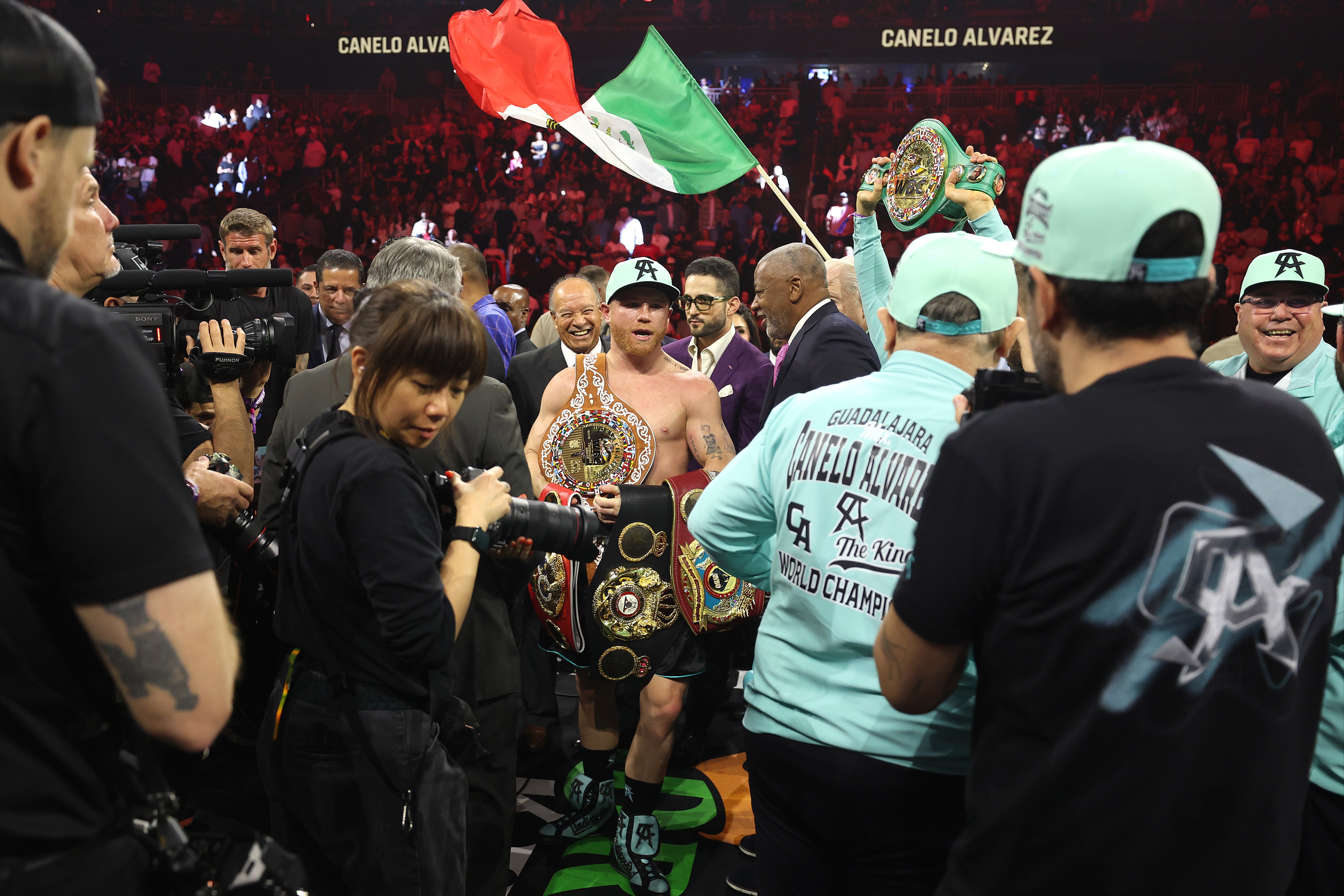 Canelo remained undisputed super-middleweight champion with the win