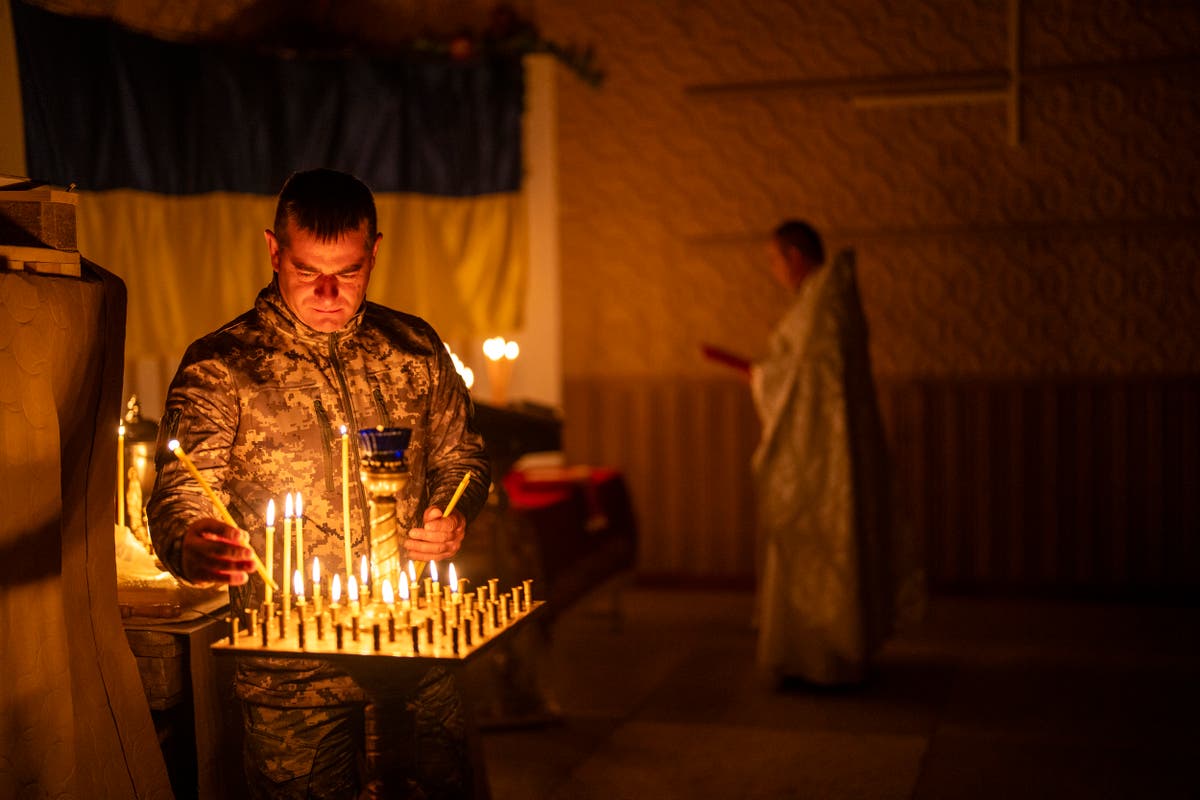 Ukraine marks its third Easter at war under fire from Russian drones