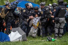 Police surround pro-Palestine student encampment at University of Southern California