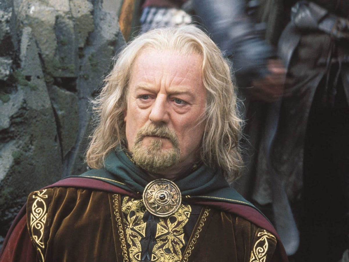 Hill as King Theoden in ‘Lord of the Rings’