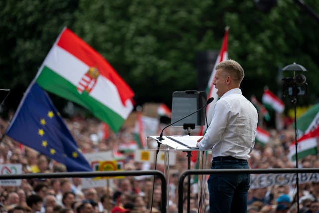 Hungary Opposition Demonstration