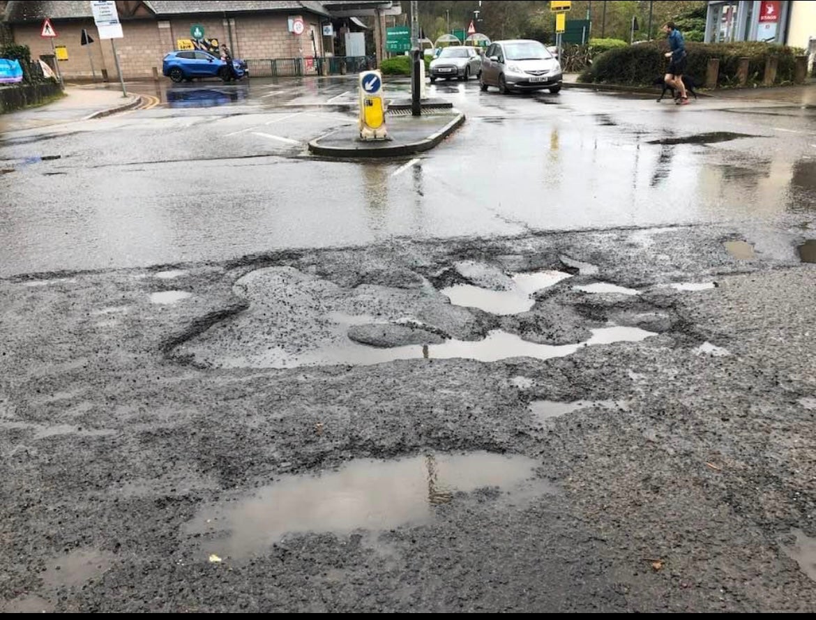 A large pothole in Totnes, Devon, became a listed tourist attraction on TripAdvisor