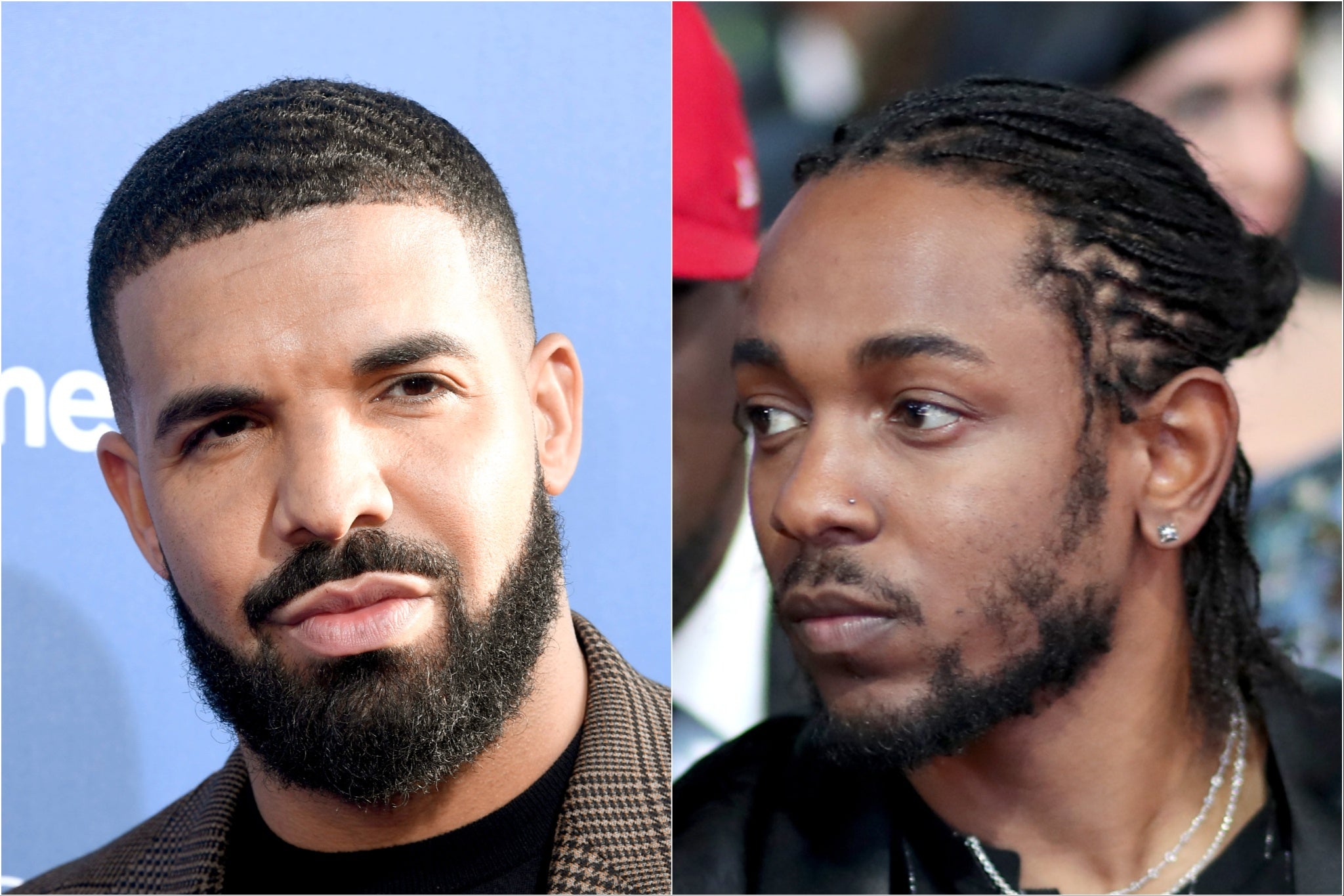 Drake (left) and Kendrick Lamar