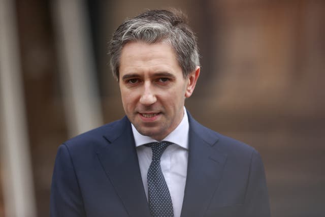 Taoiseach Simon Harris has spoken to Spanish Prime Minister Pedro Sanchez about the ‘dire situation in the Middle East’ (PA)