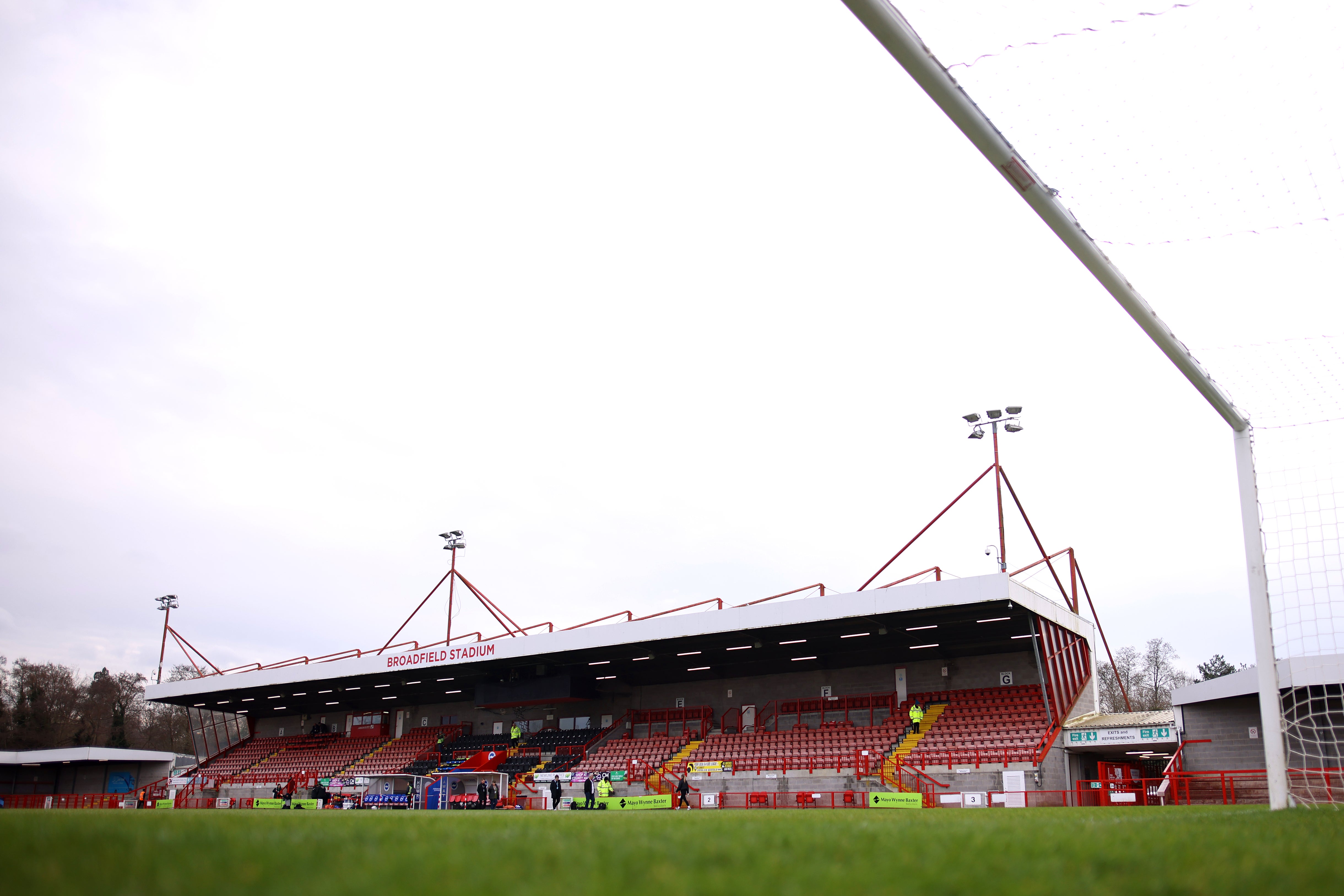 The Broadfield Stadium pitch was not deemed safe to play on