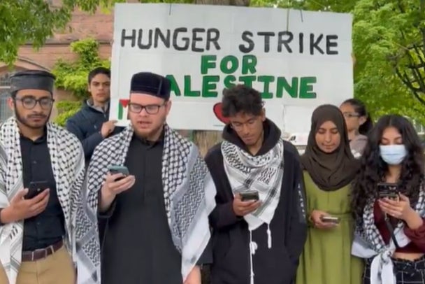 Students participating in the hunger strike announced their plans on Friday, saying they ‘commit our bodies to their liberation’