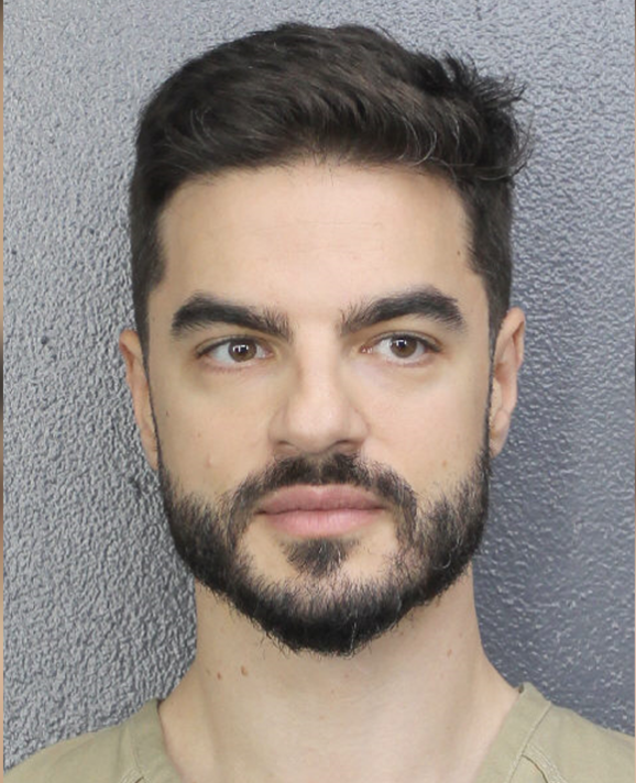 David Knezevich, 36, after his arrest by US Marshals at the Miami International Airport on 6 May in connection with his estranged wife’s disappearance in Spain