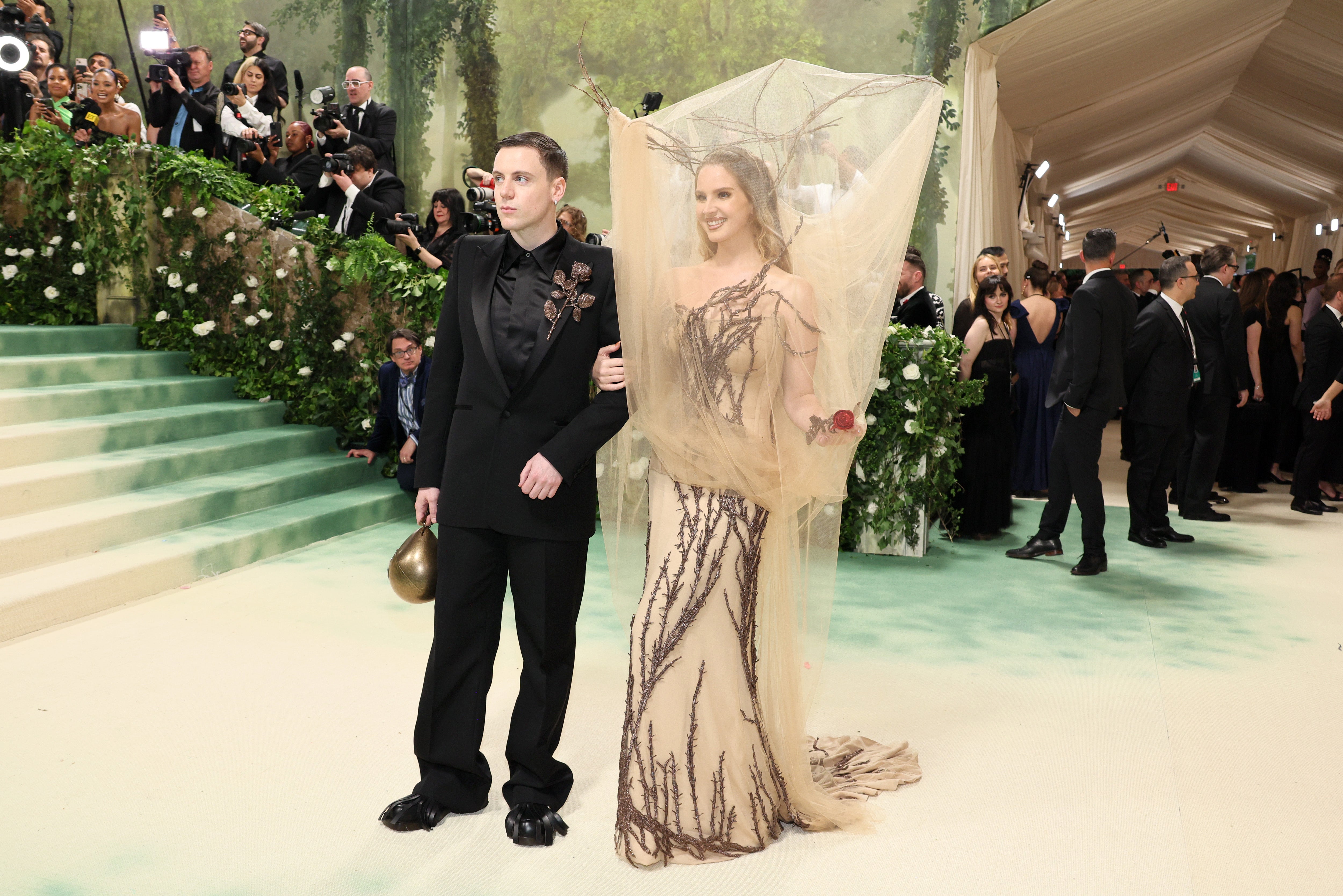 Lana Del Rey wears Alexander McQueen to the Met Gala