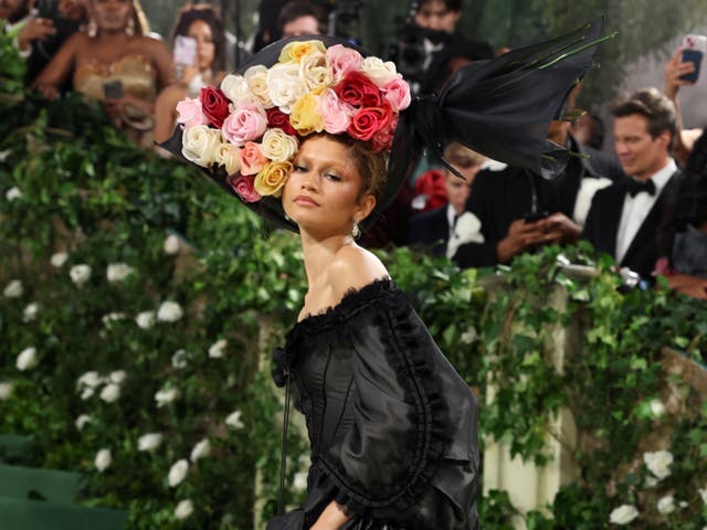 <p>Zendaya attends the 2024 Met Gala Celebrating ‘Sleeping Beauties: Reawakening Fashion’ at the Metropolitan Museum of Art on 6 May 2024 in New York City</p>