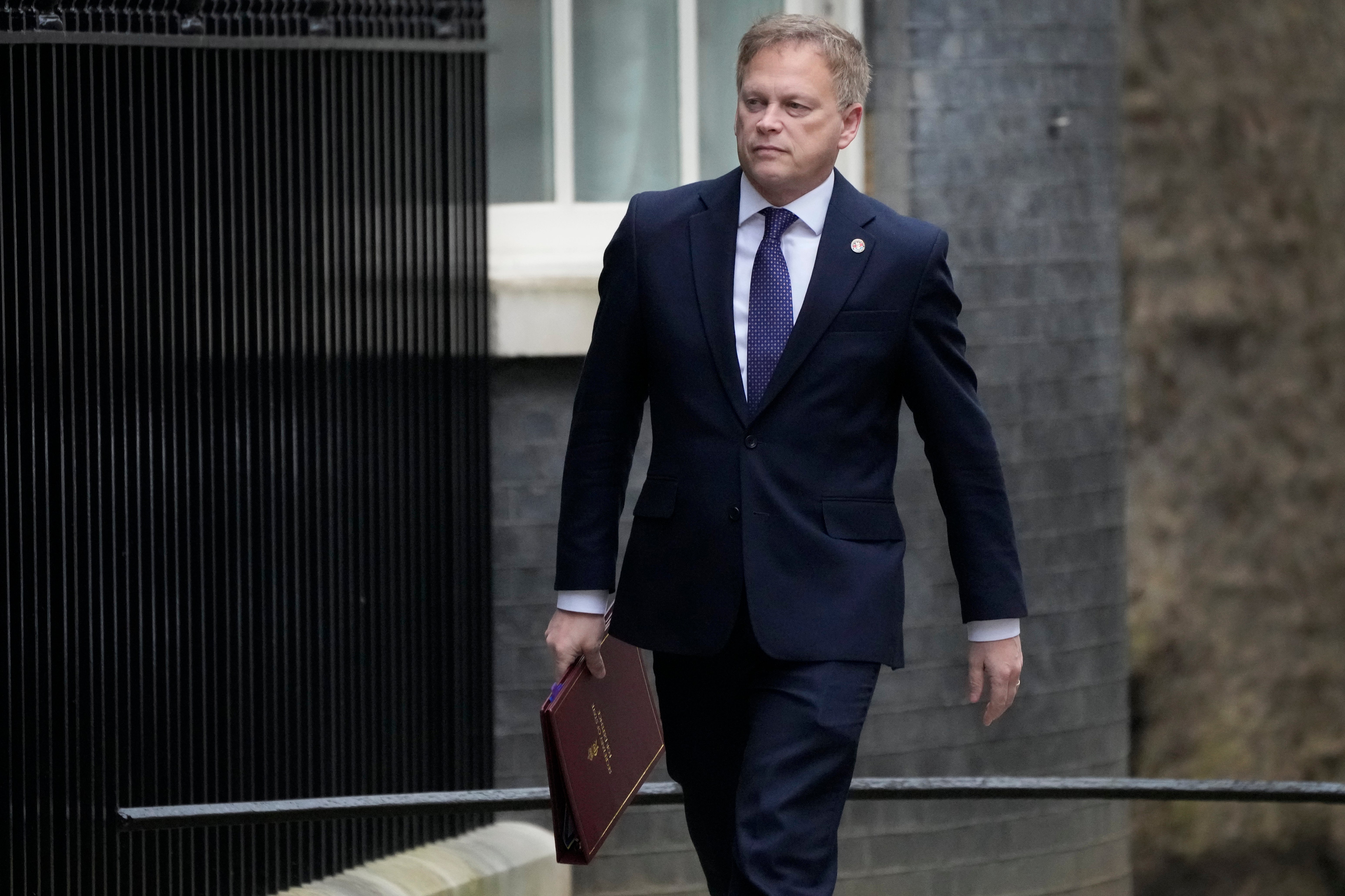 Defence secretary Grant Shapps was due to brief the Commons on Tuesday afternoon