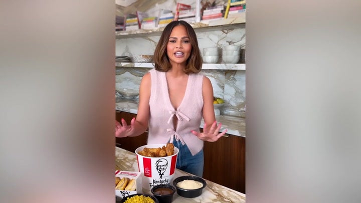 <p> Chrissy Teigen reveals what all mothers want in new KFC advert.</p>