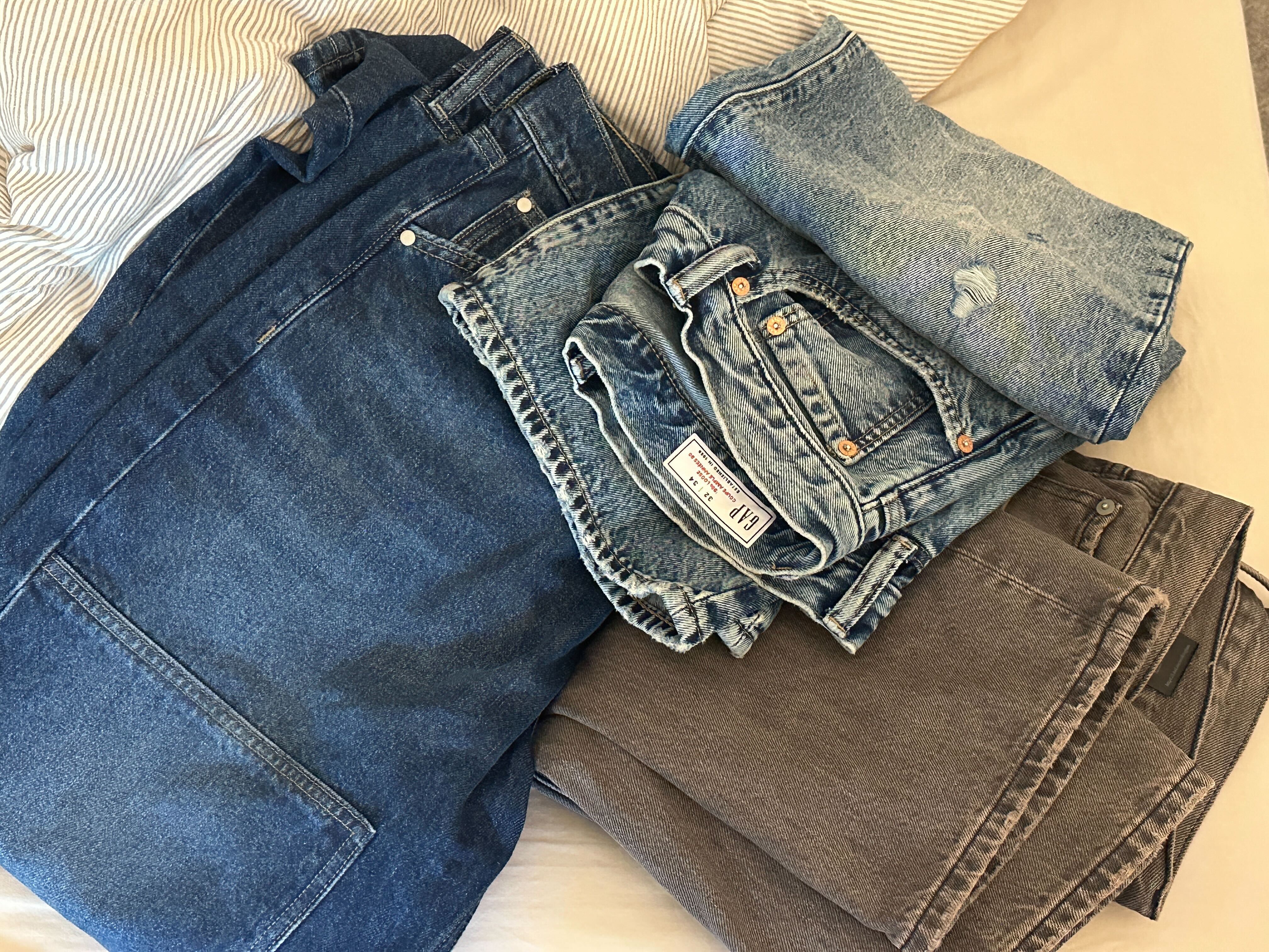 A selection of the jeans we tested